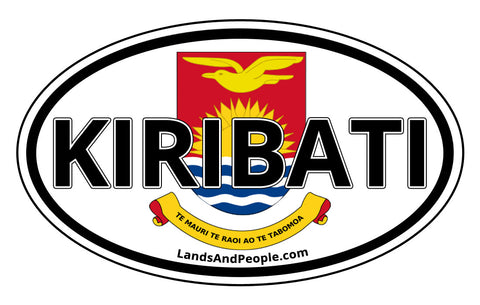 Kiribati Coat of Arms Car Bumper Sticker