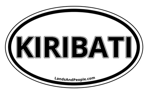 Kiribati Car Bumper Sticker