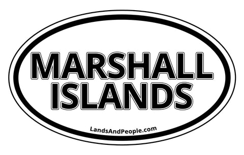 Marshall Islands Car Bumper Sticker Decal