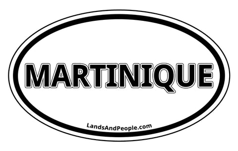 Martinique Car Bumper Sticker Decal