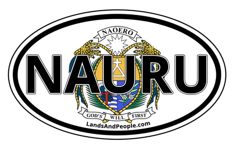 Nauru Car Bumper Sticker