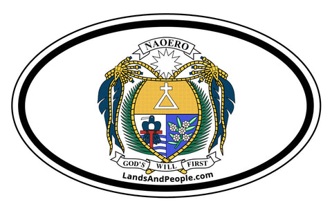 Nauru Coat of Arms Car Bumper Sticker