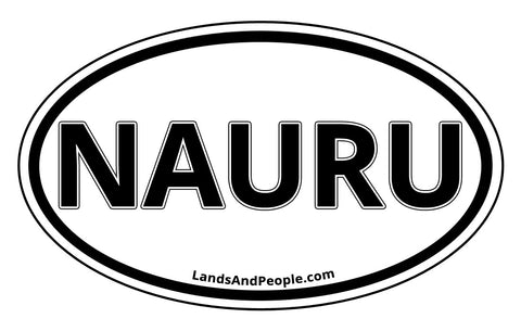 Nauru Car Bumper Sticker