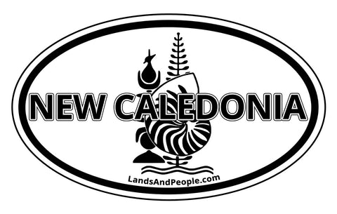 New Caledonia Car Bumper Sticker Decal