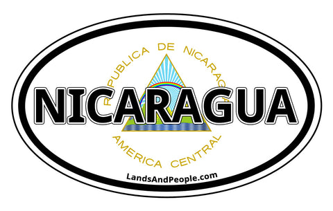 Nicaragua Car Bumper Sticker Decal