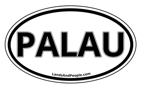Palau Car Bumper Sticker Decal