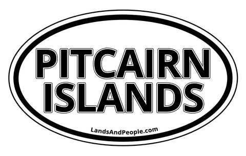 Pitcairn Islands Car Bumper Sticker Decal