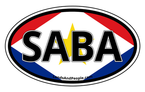 Saba Car Bumper Sticker Decal