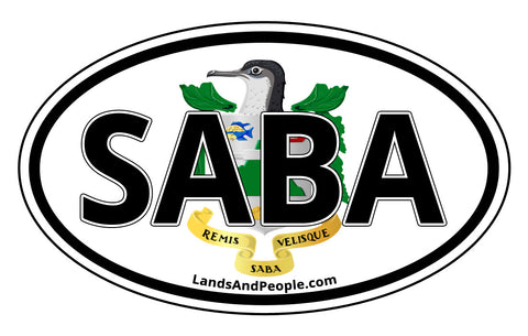 Saba Car Bumper Sticker Decal