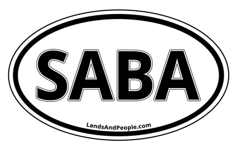 Saba Car Bumper Sticker Decal