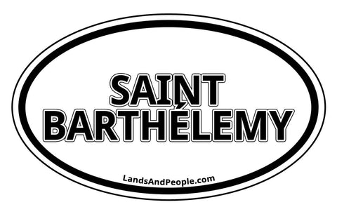 Saint Barthelemy Car Bumper Sticker Decal