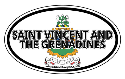 St. Vincent and the Grenadines Car Bumper Sticker