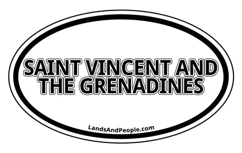 Saint Vincent and the Grenadines Car Bumper Sticker