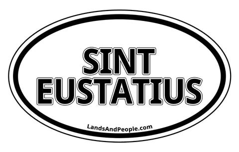 Sint Eustatius Car Bumper Sticker Decal