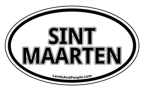 Sint Maarten Car Bumper Sticker Decal