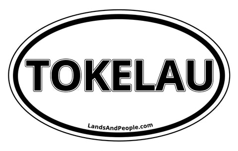 Tokelau Car Bumper Sticker Decal