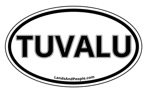 Tuvalu Car Bumper Sticker Decal