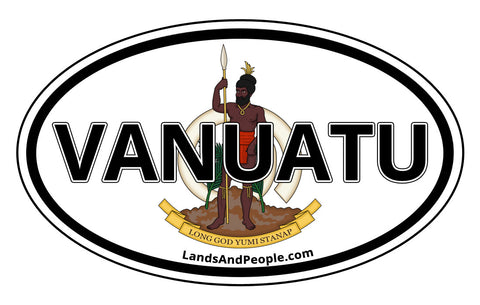 Vanuatu Car Bumper Sticker