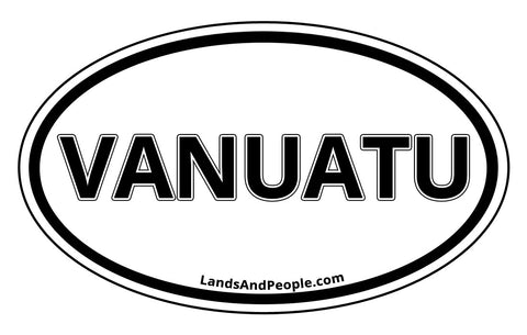 Vanuatu Car Bumper Sticker