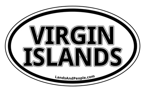 British Virgin Islands Car Bumper Sticker Decal