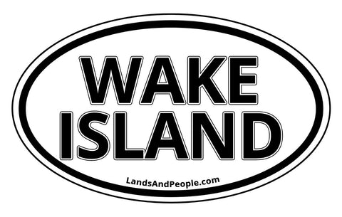 Wake Island Car Bumper Sticker Decal